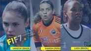Responsables de grandes defensas Vanessa, Sharon y Luiza se disputan el premio al mejor portero en el Football 7 Awards