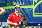  FOOTBALL 7 AWARDS. Dmitriy Smirnov (Rusia) fue nombrado el mejor entrenador de fútbol 7 masculino del mundo