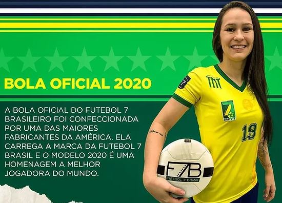 El Balón 7 oficial del Fútbol Brasileño lleva el nombre de la actual mejor jugadora del mundo, Jéssica Getúlio