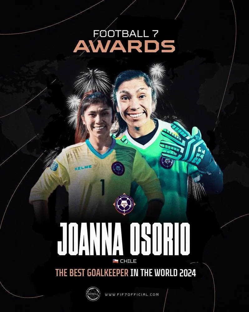 Joanna Osorio nombrada Mejor Arquera del Mundo por la FIF7